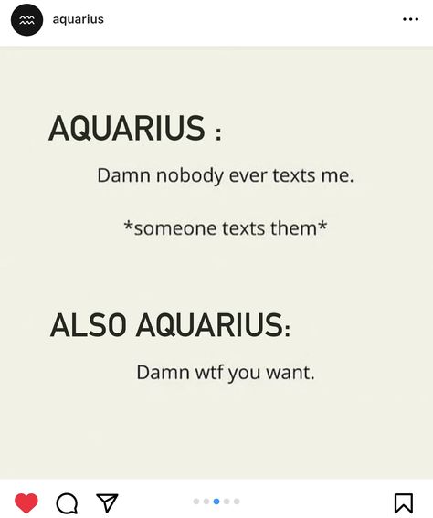 Aquarius Jokes, Aquarius Funny Fun Facts, Aquarius Zodiac Sign, Aquarius Funny, Aquarius Aesthetic, Funny Mean Quotes, Aquarius Sign, Aquarius Life, Aquarius Quotes