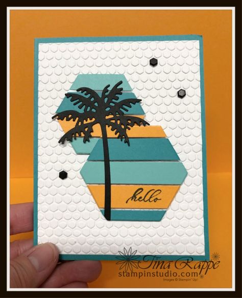 Circle Cards, Strip Cards, Hexagon Cards, Acetate Cards, Beach Cards, Masculine Birthday Cards, Creating Cards, Tree Cards, Fancy Fold Cards