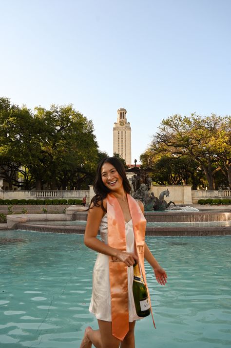 UT Austin Grad Pics! insta: giselasurratt Grad Pic Inspiration, Ttu Grad Pics, Ut Austin Acceptance Pictures, Ut Grad Pics, Ut Graduation Pictures, Ut Austin Senior Pictures, Grad Pics Ideas, Ut Austin Graduation Pictures, Grad Photoshoot Ideas