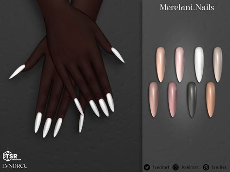 Sims 4 Almond Nails, Sims 4 Alpha Cc Accessories, Ts4 Alpha Cc Clothes, Ts4 Nails Cc, Sims 4 Mods Clothes Baddie, Sims 4 Cc Nails Long, Ts4 Cc Nails, The Sims 4 Nails, Accessories Sims 4 Cc