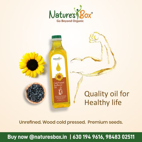 Mustard Oil Benefits, Sunflower Oil Benefits, Mustard Seed Oil, Pressed Sunflower, Healthy Oil, Oil Extraction, Graphic Design Posters Layout, Ads Creative Advertising Ideas, Bottle Design Packaging