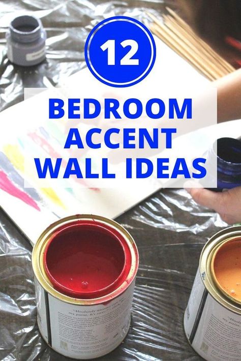 Teen Boy Bedroom Paint, Kids Accent Wall, Wall Bedroom Diy, Bedroom Accent Wall, Boy Room Paint, Diy Decorating Ideas, Boys Bedroom Paint, Blue Accent Walls, Home Decor Wallpaper