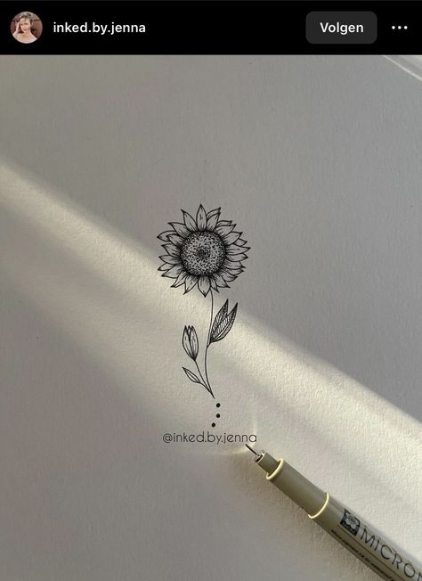 Spine Tattoo Sunflower, Sunflower Spine Tattoos For Women, Sunflower Spine Tattoo, Tattoo Sunflower, Spine Tats, Spine Tattoos For Women, Cute Little Tattoos, Spine Tattoo, Sunflower Tattoo Design