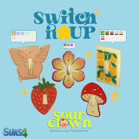 ⭐ Switch It Up ✨ (Free) | Patreon Sims 4 Cc Clutter, Cc Clutter, Finds Aesthetic, Sims Packs, Sims 4 Clutter, The Sims 4 Packs, Sims 4 Mm Cc, Sims 4 Cc Folder, Casas The Sims 4