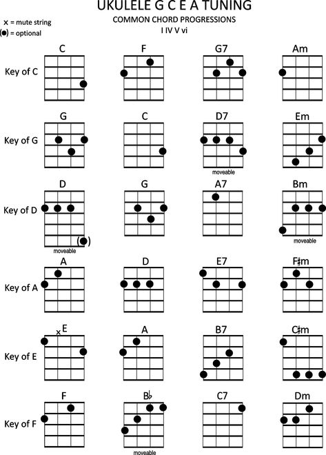 Mandolin Chords, Jazz Chord Progressions, Banjo Chords, Cool Ukulele, Guitar Chords And Scales, Music Basics, Easy Ukulele Songs, Easy Guitar Chords, Guitar Chord Progressions