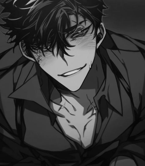 Evil Anime Boy, Black Hair Oc Male, Masculine Pfp, Anime Male Pfp, Novel Game, Oc Manga, Yandere Boy, Evil Anime, Cool Anime Guys