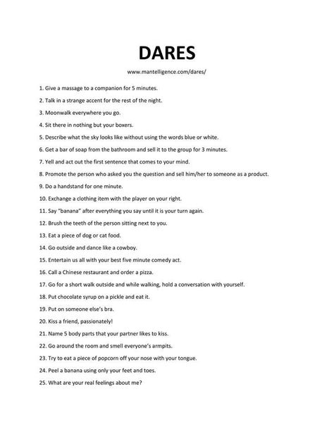 Dare To Give Friends, Drunk Game Questions, Dares For Farewell Party, Dares To Give Your Friends, Weird Truth Or Dare Questions, Dares To Do In Public, Drinking Dares List, Fun Dares To Do With Friends, Do Or Drink Questions