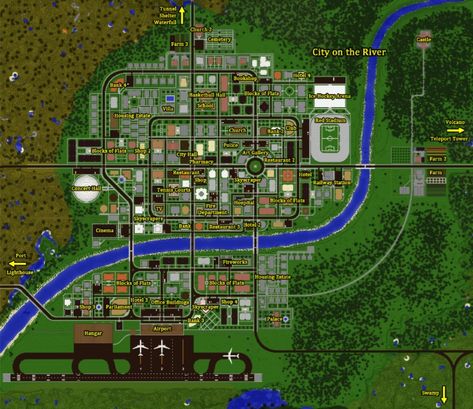 Minecraft Layouts Houses, Minecraft City Layout Plans, Minecraft City Map Layout, City Layout Minecraft, Minecraft Town Blueprints, Minecraft City Plan, Minecraft World Layout, Minecraft City Map, Town Layout Ideas