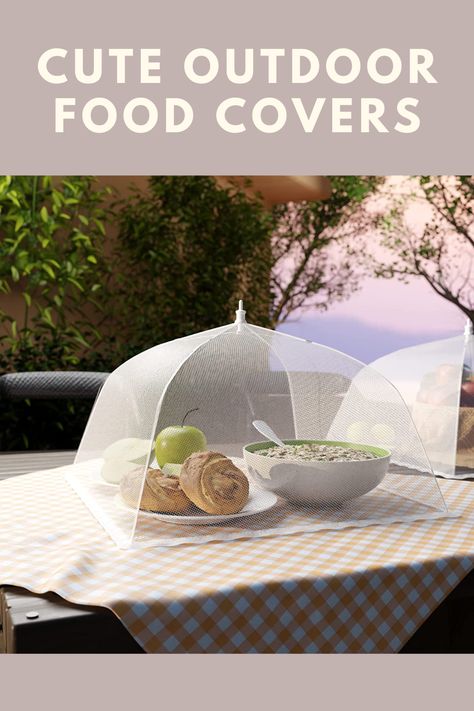 Enjoy stress-free outdoor dining with Simply Genius's set of 6 pop-up mesh food covers. Large enough to fit 16" serving dishes, these food tents keep your meals protected and visible, ideal for BBQs, picnics, and parties. Not just for the outdoors, they're also perfect for protecting indoor foods like fresh bread, fruits, and veggies. Amazon Affiliate Disclosure: This post contains affiliate links. I may earn a commission if you make a purchase through these links. Backyard Essentials, Screen Tent, Food Tent, Outdoor Food, Picnic Food, Food Covers, Fresh Bread, Fruits And Veggies, Serving Dishes