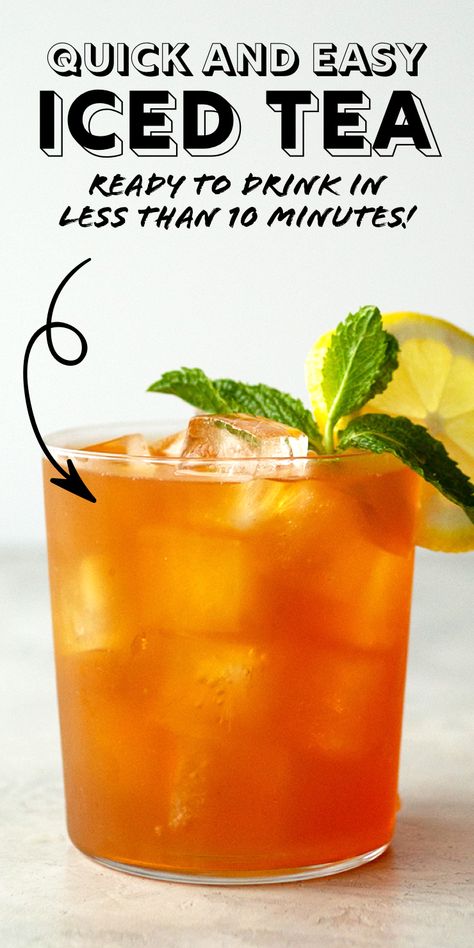 Easy Iced Tea Recipes, Easy Iced Tea, Summer Tea Recipes, Flavored Iced Tea Recipes, Black Tea Recipe, Homemade Tea Recipes, Iced Tea Recipes Homemade, Hot Tea Recipes, Raspberry Iced Tea