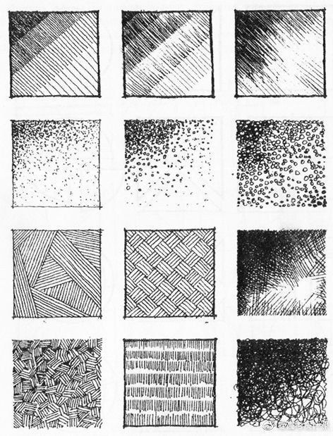 Ink Drawing Techniques, Texture Drawing, Pen Art Drawings, Shading Techniques, Drawing Exercises, Architecture Drawing Art, Ink Drawings, Drawing Practice, Chiaroscuro