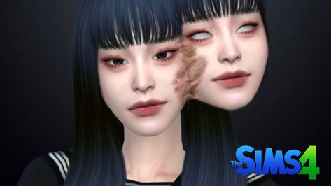 The Sims 4 Cc Tomie, Tomie Sims 4 Cc, Tomie Kawakami, Los Sims 4 Mods, Los Sims 4, Sims 4 Anime, Sims 4 Download, Pelo Sims, Japanese Horror