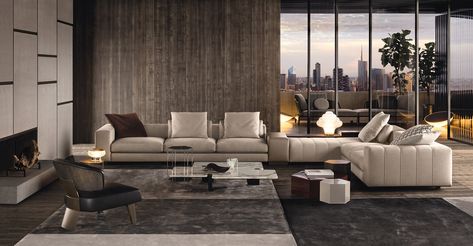 FREEMAN SEATING SYSTEM | SOFAS - EN Innovating interior living space design through a seating system displaying into a variety of elements, with different features, Minotti Sofa, Desain Pantry, Modul Sofa, Modern Sofa Sectional, Design Del Prodotto, Modern Sectional, A Living Room, Living Room Carpet, Luxury Living Room