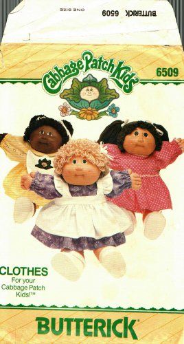 Butterick 6509 CPK Cabbage Patch Kids Clothes Pattern may be missing pieces, 50 cents plus shipping Cabbage Patch Kids Clothes, Kids Clothes Patterns, Cabbage Patch Kids Dolls, Crafts Sewing Patterns, Cabbage Patch Dolls, Clothes Pattern, Butterick Sewing Pattern, Fostering Children, Sewing Patterns For Kids