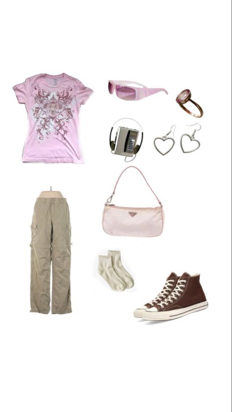 Outfits 2000s, Swag Outfits For Girls, 2000s Fashion Outfits, Pink Outfits, Teenage Fashion Outfits, 2000s Fashion, Fit Inspo, Dream Clothes, Types Of Fashion Styles