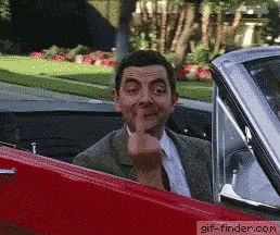 Middle Finger Gif, Mr Bean, Share Market, Animated Gif, Gif