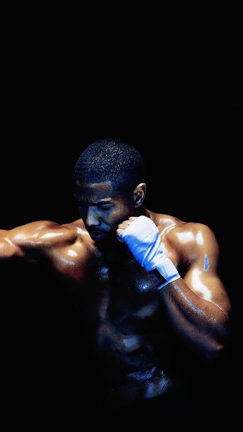 Michael B Jordan Girlfriend, Creed Boxing, Jordans Aesthetic, Rocky Poster, Boxer Aesthetic, Aesthetics Bodybuilding, Boxing Images, Gym Wallpaper, Beach Art Painting