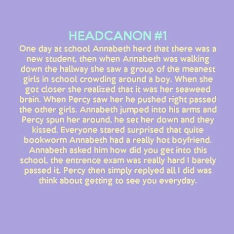 Percy Jackson Head Canon, Percy And Annabeth, Percy Jackson Fan Art, Magnus Chase, Percy Jackson Memes, Annabeth Chase, Rick Riordan Books, Percy Jackson Books, The Heroes Of Olympus