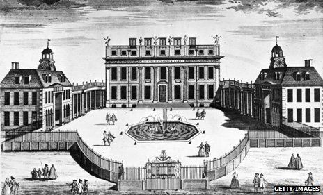 Original Buckingham House, built for the Duke of Buckingham as his town house Buckingham House, London Residence, St James' Park, London History, British Royal Families, Royal Residence, The Royal Collection, Queen Charlotte, George Iii