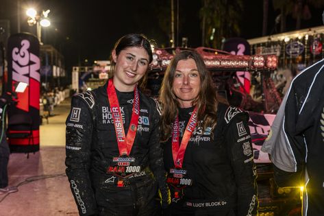 Family tradition: Lia, Lucy Block Baja 1000 win an homage to legendary father, husband Ken Block. Block's widow and daughter showed racing excellence and winning are definitely in their genes and part of a family tradition! Lia Block, Jt Taylor, Ken Blocks, Ken Block, Trophy Truck, American Auto, Dirt Track Racing, Family Tradition, Auto Racing