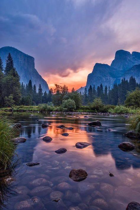 Dawn at Yosemite National Park ~ California, USA National Park California, Have Inspiration, California National Parks, Alam Yang Indah, Great Smoky Mountains, Yosemite National, Yosemite National Park, California Usa, Amazing Nature