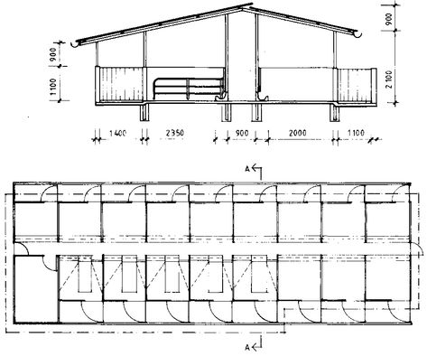 http://www.fao.org/docrep/s1250e/S1250EAZ.GIF Piggery Farm Design, Cow Shed Design, Raised Homes, Poultry Farm Design, Hog Farm, Livestock Shelter, Pond Kits, Pig Breeds, Raising Pigs