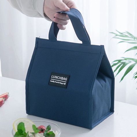 Picnic Lunch Box Insulated Thermal Bag Breakfast Organizer Cooler Lunch Bag Description   Ideal for office, school, picnic, camping, etc Material: Oxford Cloth + Aluminum Film + Pearl Cotton Color: as picture shows Size: Large-26*16*34cm, Medium-24*14*27cm, Small-20*13*23cm Brand new and high quality Package Includes: 1Pc Name: Insulation Bag Features: -Made of oxford cloth and tinfoil,durable,waterproof and insulated -Handle design,easy to carry and convenient to use -A layer of thermal insulat Thermal Bag Design, Cooler Bag Design, Lunch Bag Aesthetic, Travel Lunches, Lunch Box Cooler, Purple Tote, School Picnic, Tommee Tippee, Cooler Lunch Bag