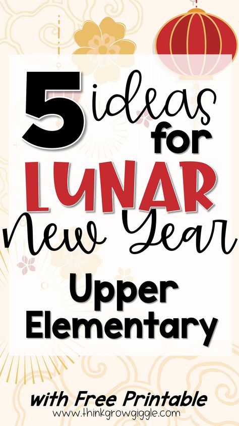 Lunar New Year Activities, New Year Activities, Fun Lesson Plans, January Classroom, Chinese New Year Activities, Spiritual Affirmations, 6th Grade Social Studies, Chinese Lunar New Year, Chinese New Year Dragon