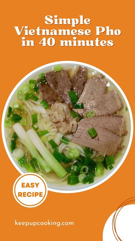 Vietnamese cuisine, pho, beef pho, pho bo, phở bò, easy pho recipe, pho recipe Pho Recipe Easy, Simple Pho, Beef Pho Recipe, Vietnamese Beef Pho, Pho Broth, Cilantro Seeds, Vietnamese Beef, Pho Noodles, Vietnamese Noodles