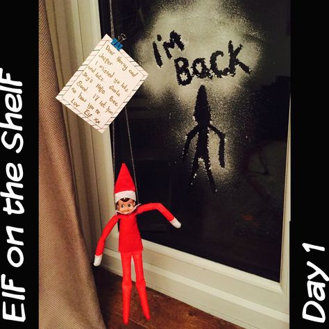 Im Back Elf On Shelf Ideas, Elf On The Shelf Ideas Im Back, Elf On The Shelf Im Back, Elfie Ideas Christmas Elf, Elf Im Back Ideas, Elf On The Shelf Im Back Ideas, I’m Back Elf On The Shelf, Elf Im Back, Eots Ideas