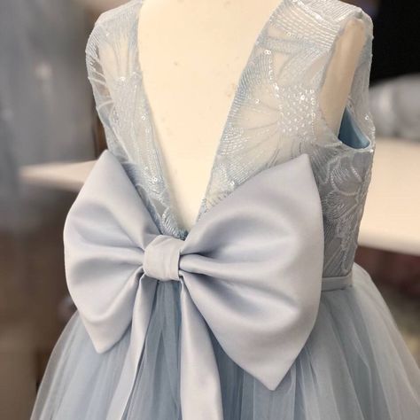 Dusty Blue Flower Girl Dress, Dusty Blue Flower Girl, Blue Flower Girl Dress, Blue Flower Girl, Dusty Blue Dress, Flower Girl Outfit, Flower Girl Dresses Blue, Wedding Party Bridesmaid, Dusty Blue Wedding