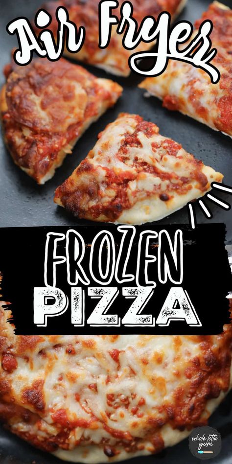 Frozen Pizza Air Fryer, Air Fryer Frozen Pizza Cook Time, Air Fry Frozen Pizza, Frozen Pizza In Air Fryer, Pampered Chef Air Fryer Recipes, East Meals, Pizza In Air Fryer, Airfryer Food, Air Fryer Bread