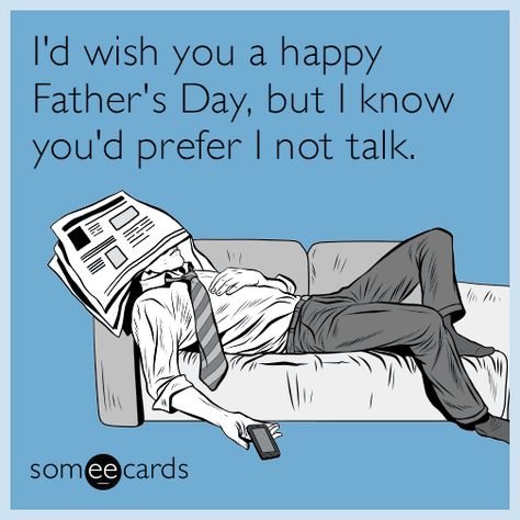 Fathers Day Ecards, Happy Fathers Day Funny, Father's Day Ideas, Happy Fathers Day Cards, Witty One Liners, Father's Day Cards, E Cards, Dad Day, Funny Fathers Day