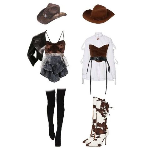 Duo Festival Outfit, Wild West Outfits, Bad Bunny Concert Outfit, Ateez Concert, Concert Attire, Bratz Doll Outfits, Cowgirl Style Outfits, Country Style Outfits, Preformance Outfits