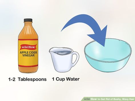 3 Ways to Get Rid of Bushy, Wavy Hair - wikiHow Homemade Windshield Washer Fluid, Clean Windshield, Clean Windows, Windshield Cleaner, Washer Cleaner, Windshield Washer Fluid, Car Wiper, Washing Windows, Car Washer