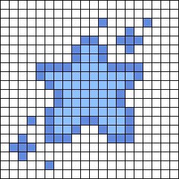 Alpha pattern #161622 | BraceletBook Plastic Canvas Stitch Patterns, Grid Flower Pattern, 20x20 Pixel Art Grid, 2 Colour Pixel Art, 20 By 20 Pixel Art, Easy Pixel Crochet Pattern, Pixel Art Two Color, Perler Bead Star Patterns, Star Pixel Pattern