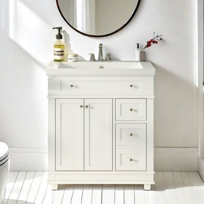 White farm sink