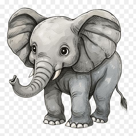 Cute elephant cartoon clipart Books Nursery, Cute Elephant Cartoon, Elephant Clipart, Elephant Cartoon, Big Blue Eyes, Cartoon Elephant, Cartoon Clipart, Muted Color Palette