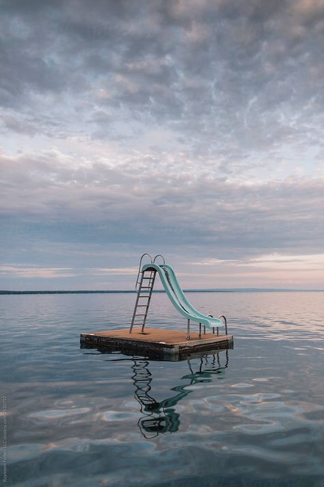 Lake Rafts, Nature In Winter, Lake Floats, Lake Dock, Floating Platform, Scenic Travel, Wanderlust Photography, Pond Life, Floating Dock