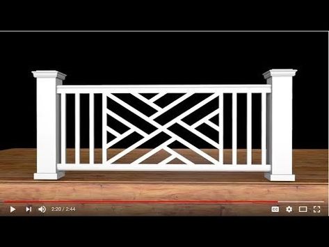 Outdoor Stair Railing Ideas, Balconies Design, Porch Railing Ideas, Exterior Railing, Fabrikasi Logam, Porch Railing Designs, Pvc Railing, Balcony Glass Design, Front Porch Railings