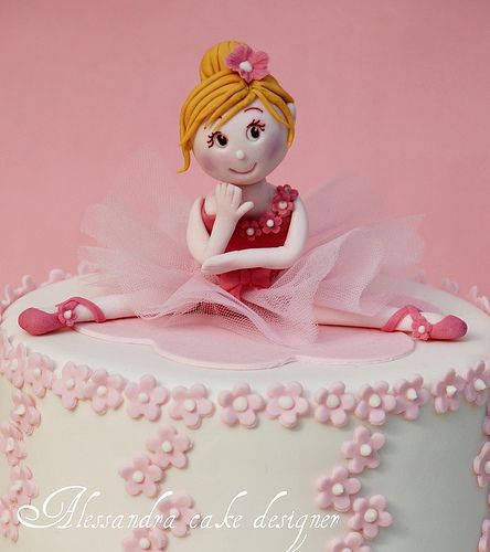 Fondant Ballerina, Ballet Cake, Fondant Ruffles, Ballet Cakes, Ballerina Cake, Ballerina Cake Topper, Ballet Birthday, Ballet Party, Ballerina Cakes