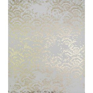 Mercer41 Horace 32.8' L x 20.8" W Aurora Wallpaper Roll | Wayfair Eclipse Wallpaper, White And Gold Wallpaper, York Wallpaper, Drops Patterns, York Wallcoverings, Manhattan Comfort, Contemporary Wallpaper, Metallic Wallpaper, Luxury Wallpaper