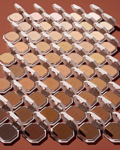 FENTY BEAUTY BY RIHANNA on Instagram: “50 shades our #PROFILTRPOWDERFOUNDATION ✨, a lightweight, buildable, non-cakey powder foundation for AWL skin types‼️ AVAILABLE NOW 🗣 at…” Makeup History, Olive Undertones, Beauty Make-up, Matte Powder, Caking It Up, Neutral Undertones, Beauty Parlor, Warm Undertone, Makeup Obsession