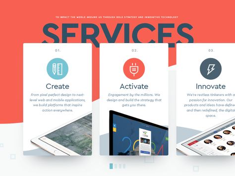 Engage 2017 Services Services Section Web Design, Design Basics, Pixel Design, Web Ui Design, Mobile Application, Branding Inspiration, Innovation Technology, Ux Design, The Millions