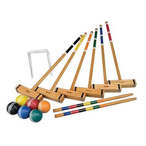 Sports Backyard, Croquet Set, Wood Stake, Lawn Games, Backyard Games, Sports Toys, Classic Outdoor, Outdoor Lawn, Summertime Fun