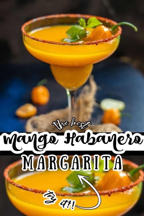 Habanero Margarita, Salsa Mango, Mango Margarita Recipe, Smoothie Mango, Continental Recipes, Mango Desserts, Classic Margarita Recipe, Mango Drinks, Frozen Cocktail