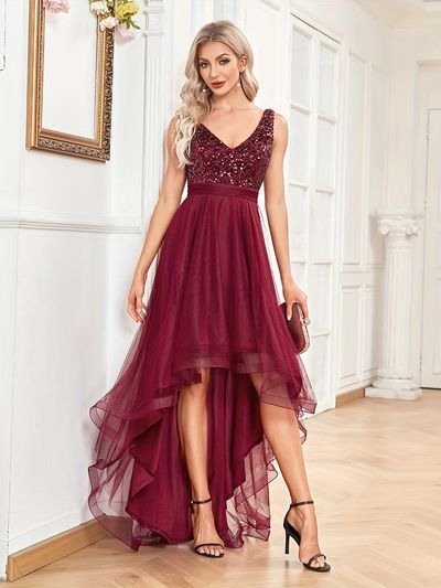 Temu | Explore the Latest Clothing, Beauty, Home, Jewelry & More Mesh Outfit, High Low Evening Dresses, Bridesmaid Gown Chiffon, Sequined Gown, Tulle Homecoming Dress, 파티 드레스, Evening Dress Floor Length, Womens Prom Dresses, Red Evening Dress