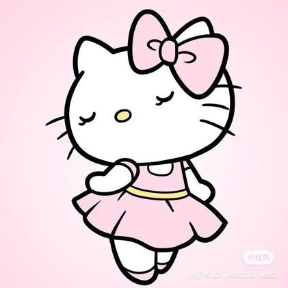 Hello Kitty Imagenes, Images Hello Kitty, Hello Kitty Colouring Pages, Hello Kitty Printables, Walpaper Hello Kitty, Charmmy Kitty, Hello Kitty Images, Kitty Coloring, Posca Art