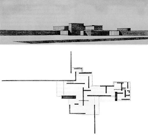 Mies van der Rohe 1923 Brick Country House | Carlos Ribeiro - CGarchitect - Architectural Visualization - Exposure, Inspiration & Jobs Mies Van Der Rohe House, Brick Country House, Spatial Concepts, Modern Art Movements, Architectural Visualization, Van Der Rohe, Country House Plans, Mies Van Der Rohe, School Architecture