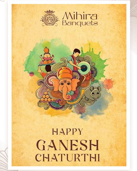 “Warm wishes from @mihirabanquets on the auspicious occasion of Ganesh Chaturthi! 🎉 May Lord Ganesha bless you with success,prosperity and happiness🙏🏼 Ganapati Bappa Morya! Celebrate any kind of event with us at @mihirabanquets Ramanthapur. Call us to make a visit today at 9177460099, 9398571325 #ganeshchaturthi #mihirabanquets #banquetsinhyderabad #banquethalls Ganapati Bappa Morya, Ganesh Chaturthi Greetings, Happy Diwali Wishes Images, Art Competition Ideas, Ganapati Bappa, Father Daughter Photography, Ganesh Puja, Diwali Pictures, Holi Images